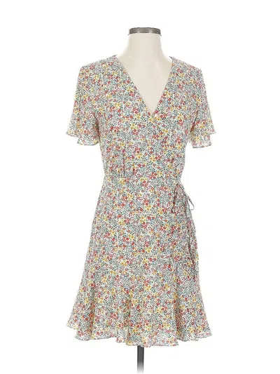 Pre-owned Bb Dakota Casual Dress In White