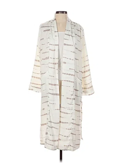 Pre-owned Bb Dakota Casual Dress In White