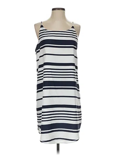 Pre-owned Bb Dakota Casual Dress In White