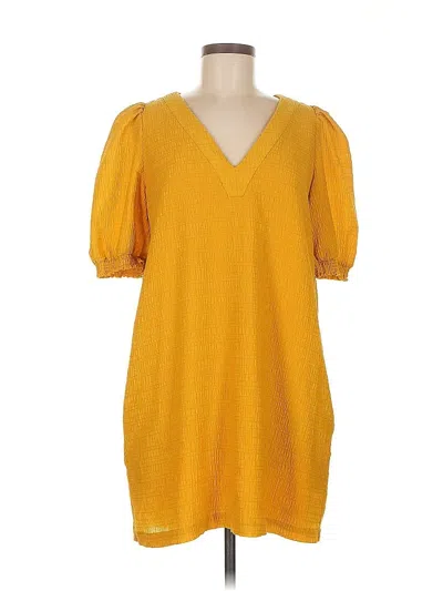 Pre-owned Bb Dakota Casual Dress In Yellow