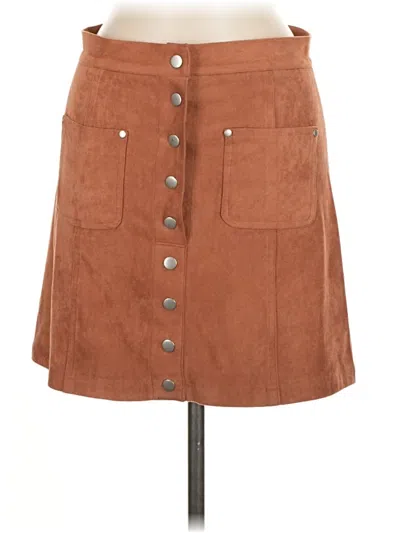 Pre-owned Bb Dakota Casual Skirt In Brown