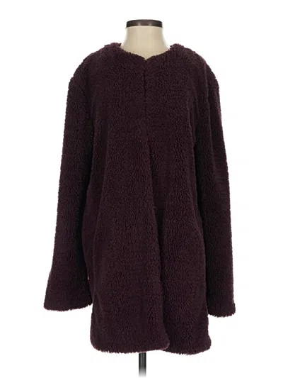 Pre-owned Bb Dakota Coat In Burgundy