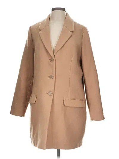 Pre-owned Bb Dakota Coat In Tan