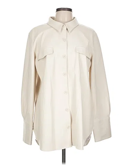 Pre-owned Bb Dakota Coat In White