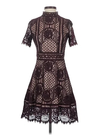 Pre-owned Bb Dakota Cocktail Dress In Brown
