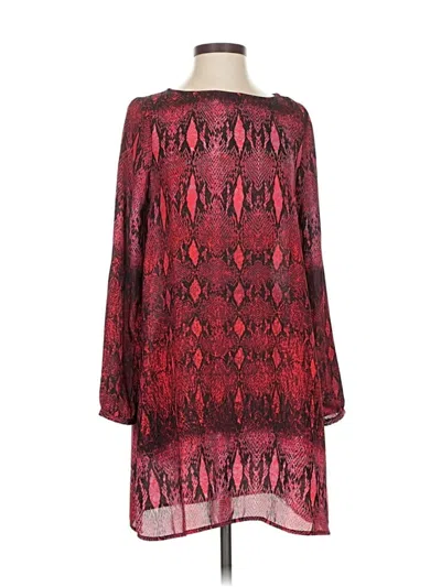 Pre-owned Bb Dakota Cocktail Dress In Burgundy