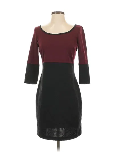 Pre-owned Bb Dakota Cocktail Dress In Burgundy
