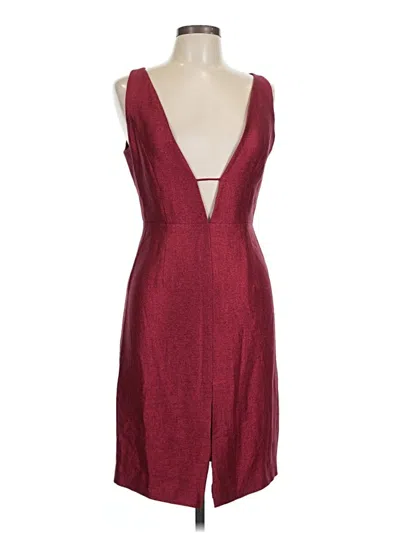 Pre-owned Bb Dakota Cocktail Dress In Burgundy