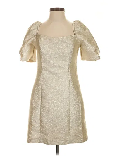 Pre-owned Bb Dakota Cocktail Dress In Gold