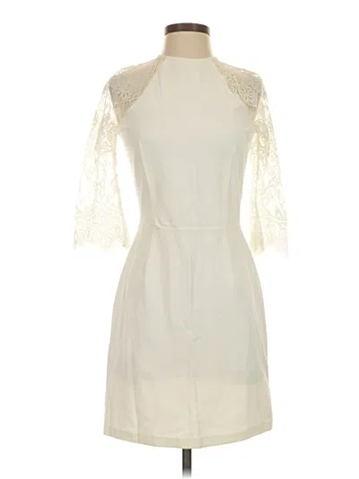 Pre-owned Bb Dakota Cocktail Dress In Ivory