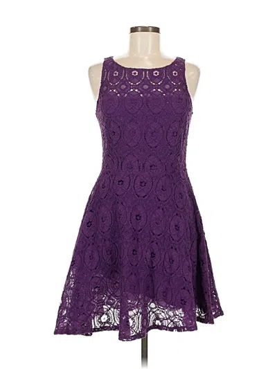 Pre-owned Bb Dakota Cocktail Dress In Purple