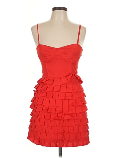 Pre-owned Bb Dakota Cocktail Dress In Red