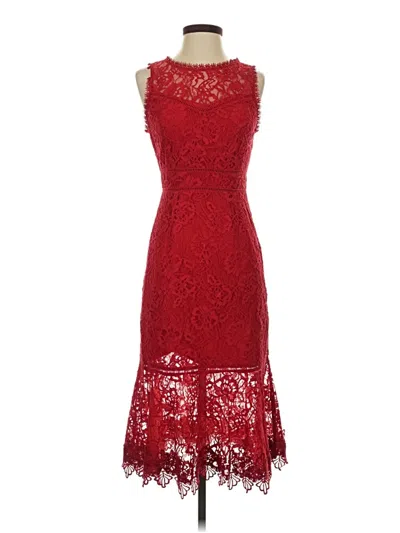 Pre-owned Bb Dakota Cocktail Dress In Red