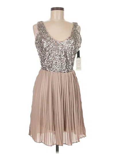 Pre-owned Bb Dakota Cocktail Dress In Silver