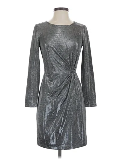 Pre-owned Bb Dakota Cocktail Dress In Silver