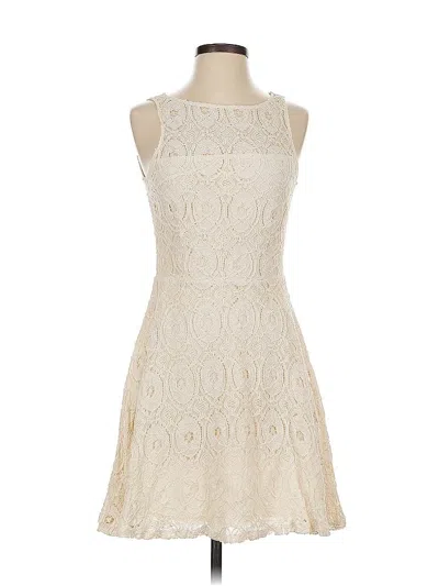 Pre-owned Bb Dakota Cocktail Dress In White