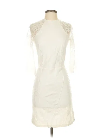 Pre-owned Bb Dakota Cocktail Dress In White