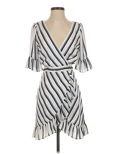 Pre-owned Bb Dakota Cocktail Dress In White