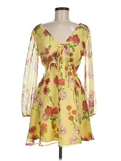 Pre-owned Bb Dakota Cocktail Dress In Yellow