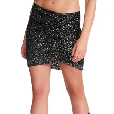 Bb Dakota Demi Skirt In Grey In Black