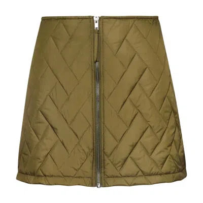 Bb Dakota Emerson Skirt In Olive Night In Gray