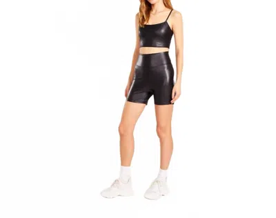 Bb Dakota Faux Chill Bike Shorts In Black