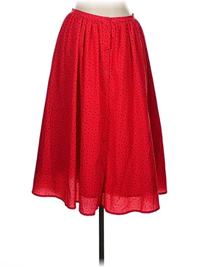 Pre-owned Bb Dakota Formal Skirt In Red