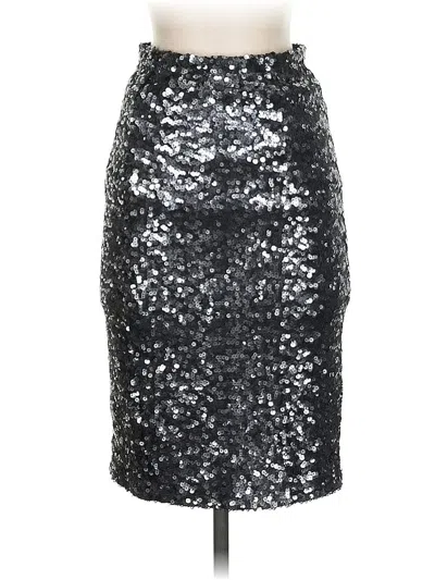 Pre-owned Bb Dakota Formal Skirt In Silver