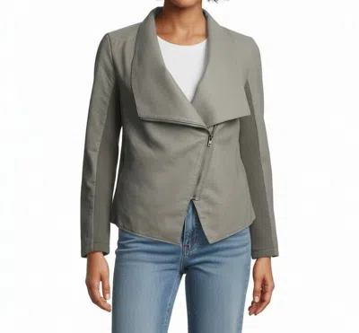 Bb Dakota Gabrielle Faux Leather Jacket In Gray