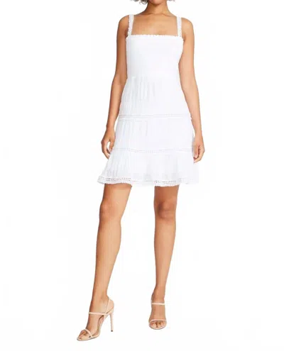 Bb Dakota Happy Tiers Mini Dress In White