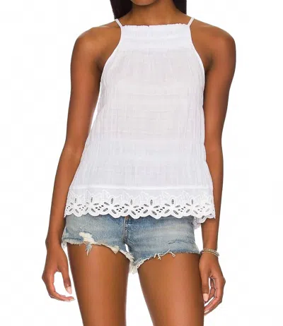 Bb Dakota High Hopes Crinkle Top In White