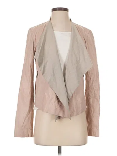 Pre-owned Bb Dakota Leather Jacket In Tan