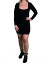 Bb Dakota Levitating Mini Dress In Black In Black