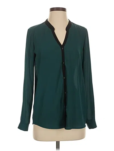 Pre-owned Bb Dakota Long Sleeve Blouse In Teal