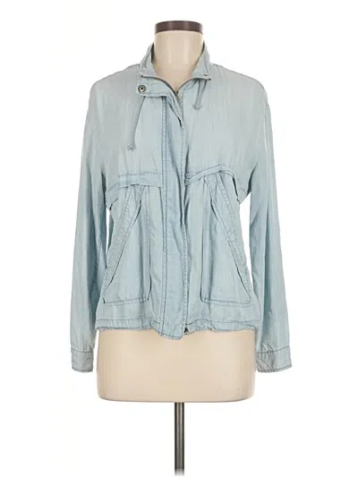 Pre-owned Bb Dakota Long Sleeve Button Down Shirt In Blue