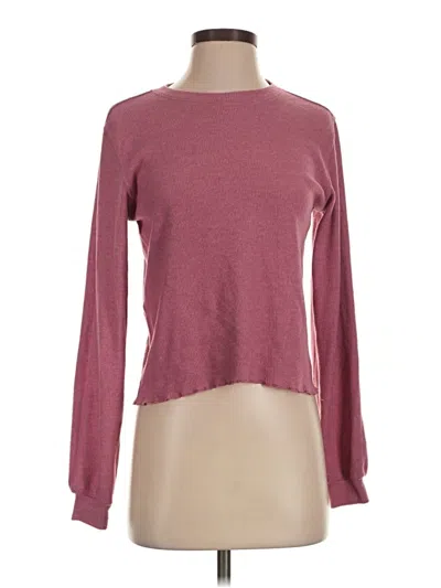Pre-owned Bb Dakota Long Sleeve T-shirt In Burgundy