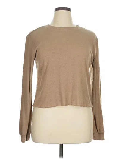 Pre-owned Bb Dakota Long Sleeve T-shirt In Tan