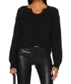 Bb Dakota Masha Sweater In Black In Black