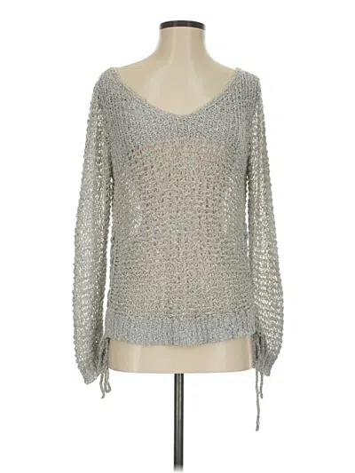 Pre-owned Bb Dakota Pullover Sweater In Silver