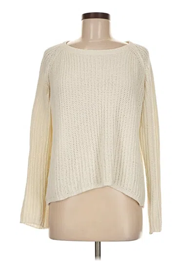 Pre-owned Bb Dakota Pullover Sweater In White