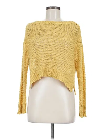 Pre-owned Bb Dakota Pullover Sweater In Yellow