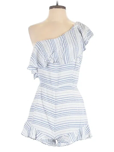 Pre-owned Bb Dakota Romper In Blue