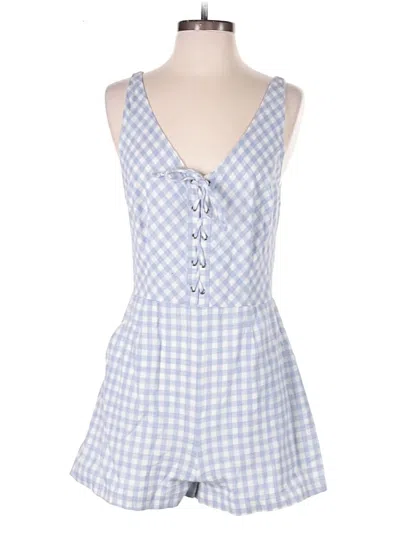 Pre-owned Bb Dakota Romper In Blue