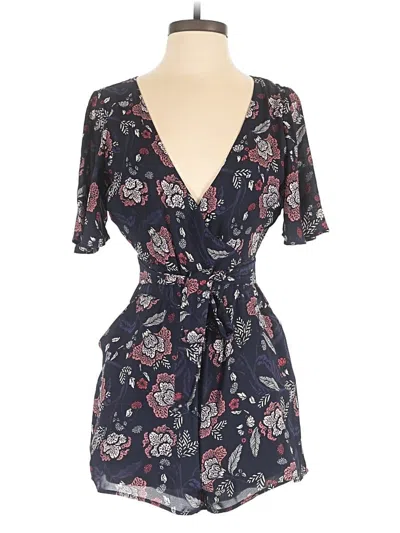 Pre-owned Bb Dakota Romper In Blue