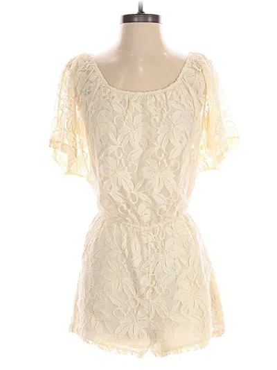 Pre-owned Bb Dakota Romper In Ivory