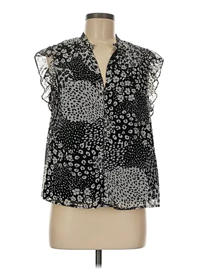 Pre-owned Bb Dakota Sleeveless Blouse In Black