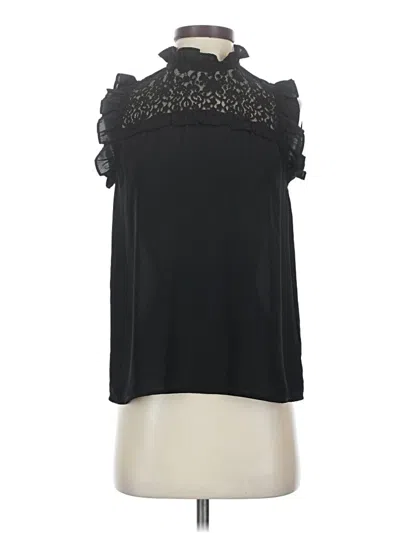 Pre-owned Bb Dakota Sleeveless Blouse In Black