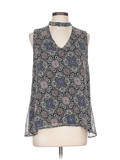 Pre-owned Bb Dakota Sleeveless Blouse In Blue