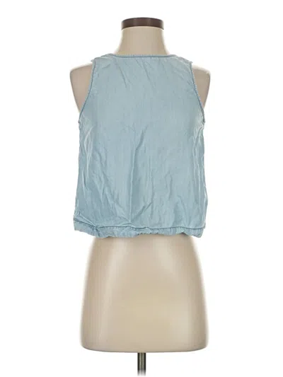 Pre-owned Bb Dakota Sleeveless Blouse In Blue