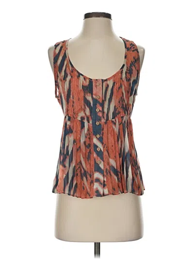 Pre-owned Bb Dakota Sleeveless Blouse In Brown